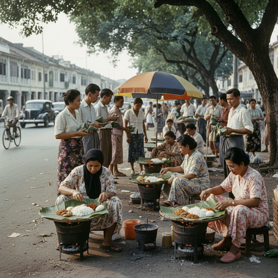 Old Melaka Spice Trading Hub By River