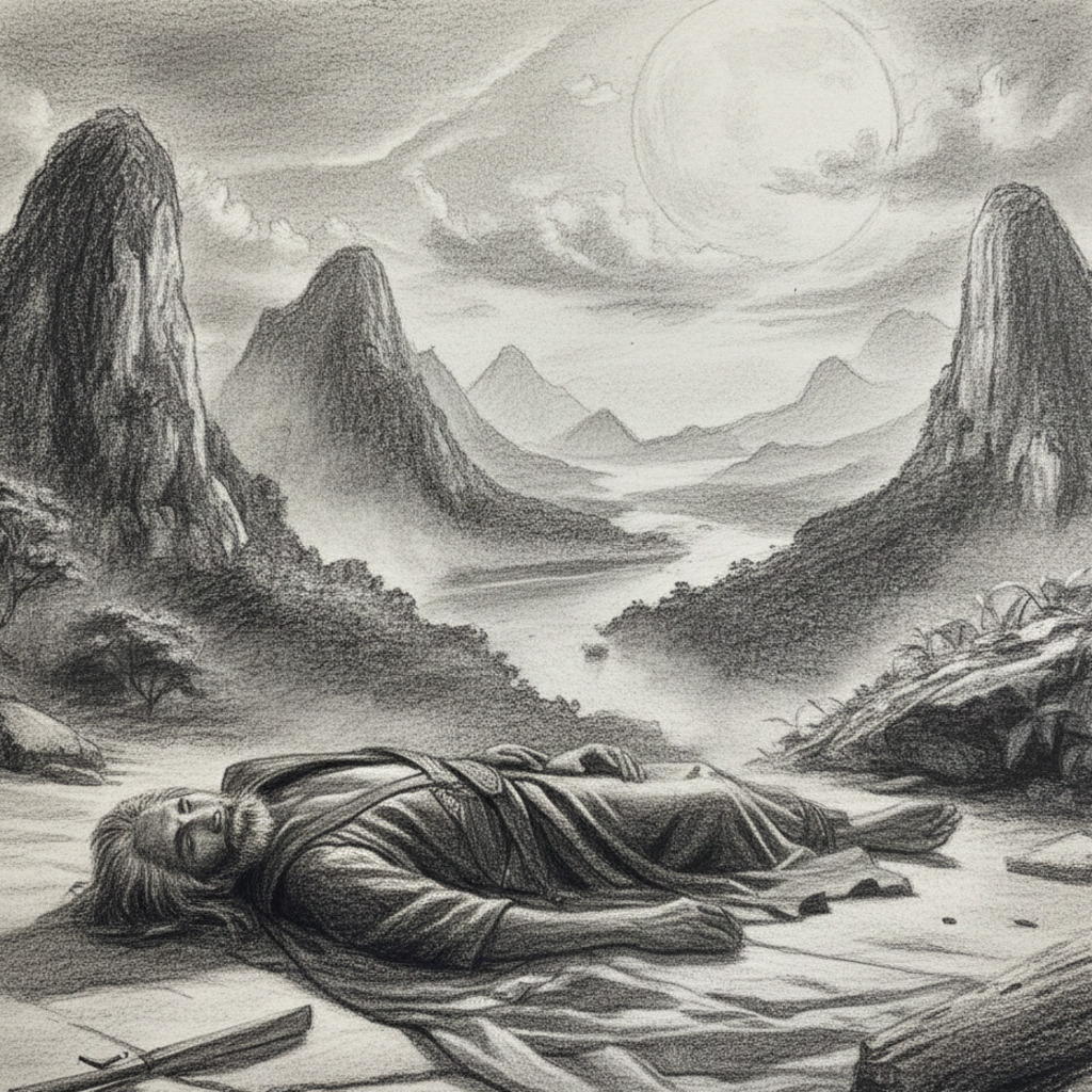 Woodsman Lies Dead In Doi Nang Non Legend