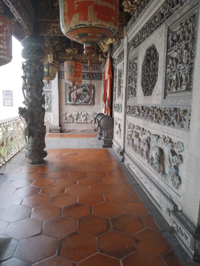 Ornate Stone Panelling At Entrance Of Khoo Kongsi