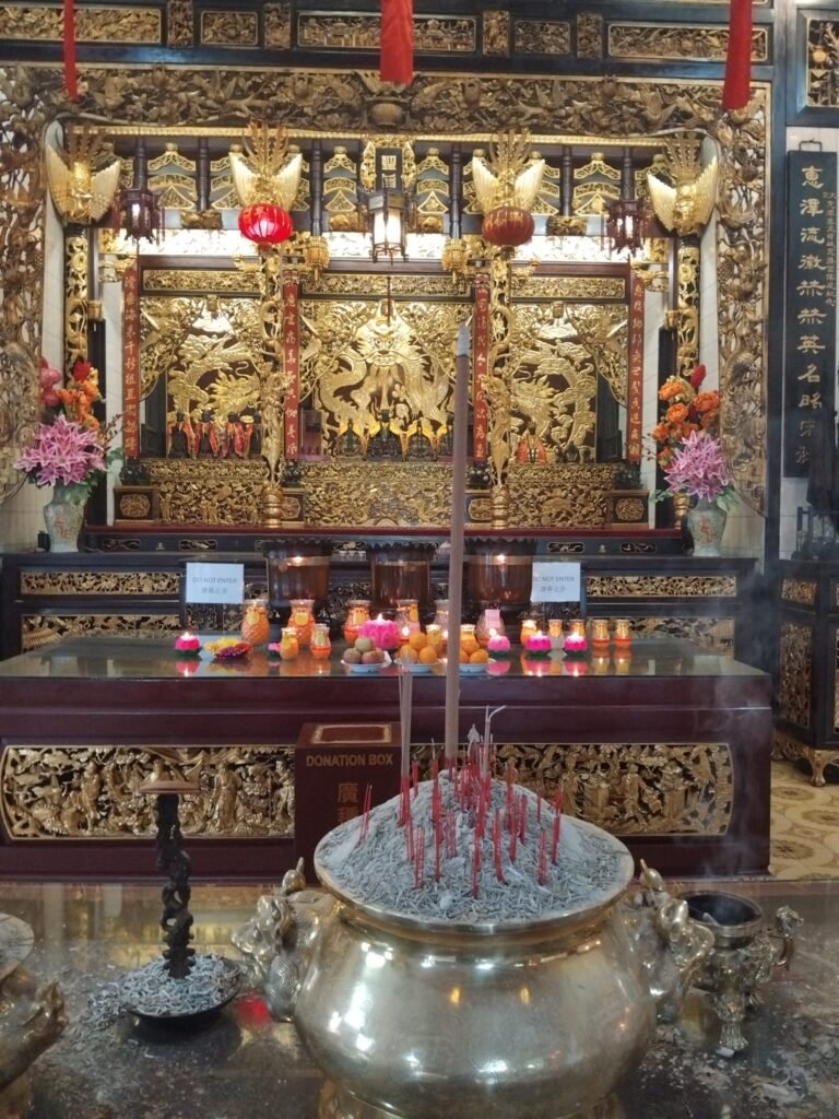 Ancestral Altar In With Incense Bowl