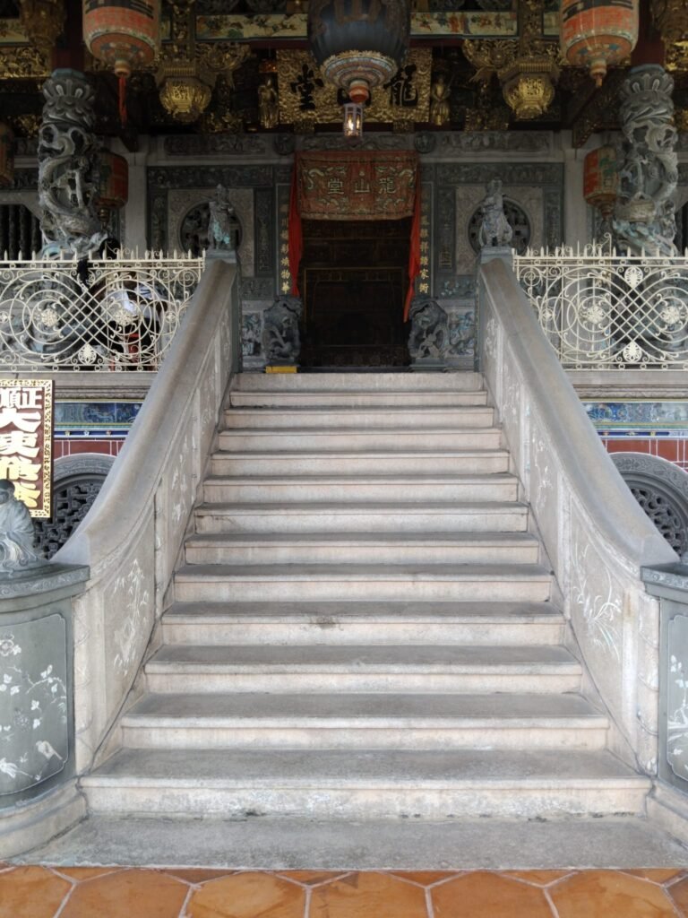 Stone Staircase Leading To Khoo Kongsi Entrance