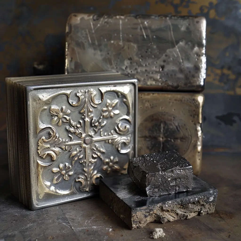 Antique metal objects, possibly historical artifacts from Penang's maritime history.