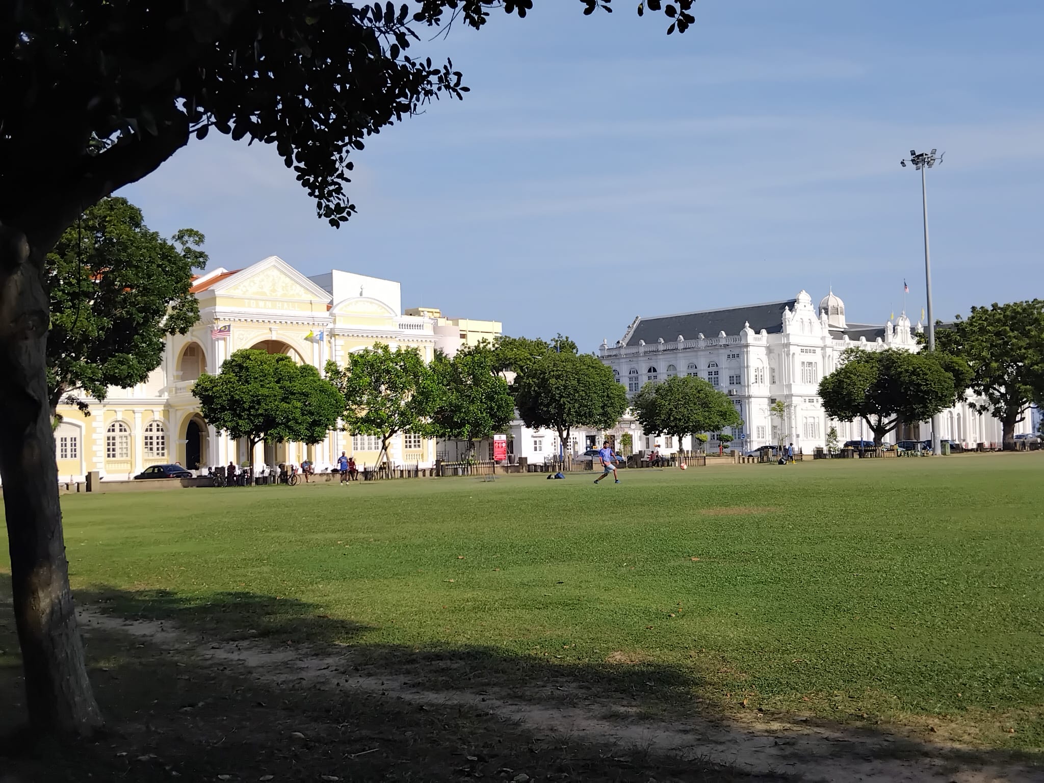 Open Green Padang Outside Penang Town Hall