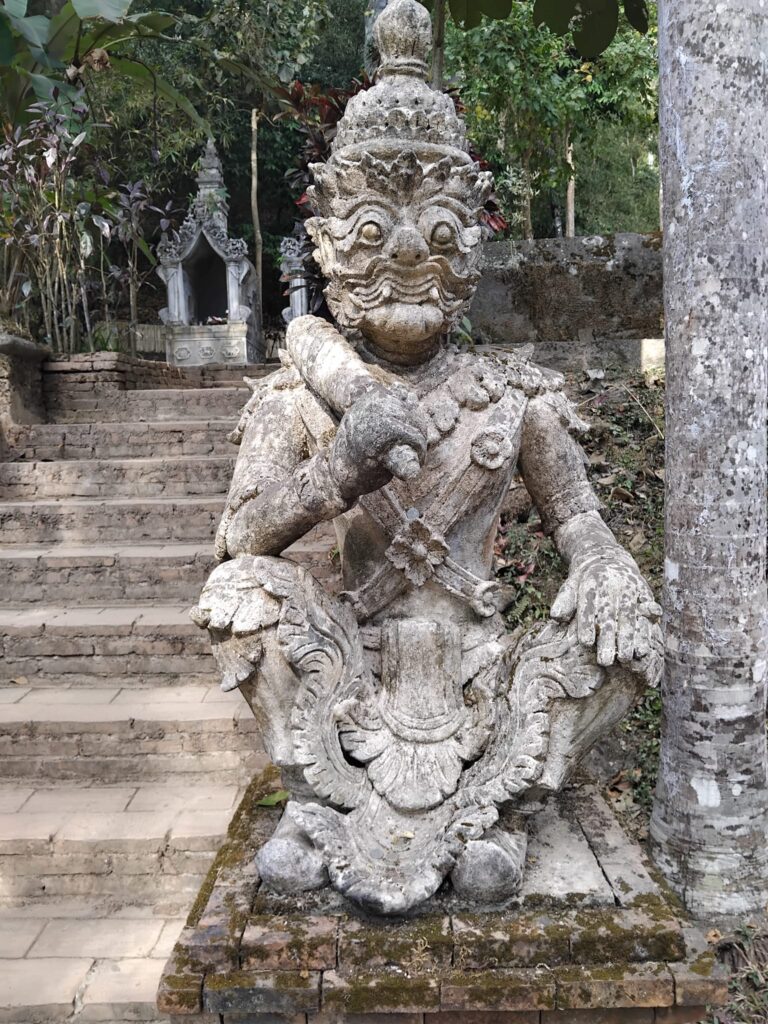 Temple Guardian Made Of Stone