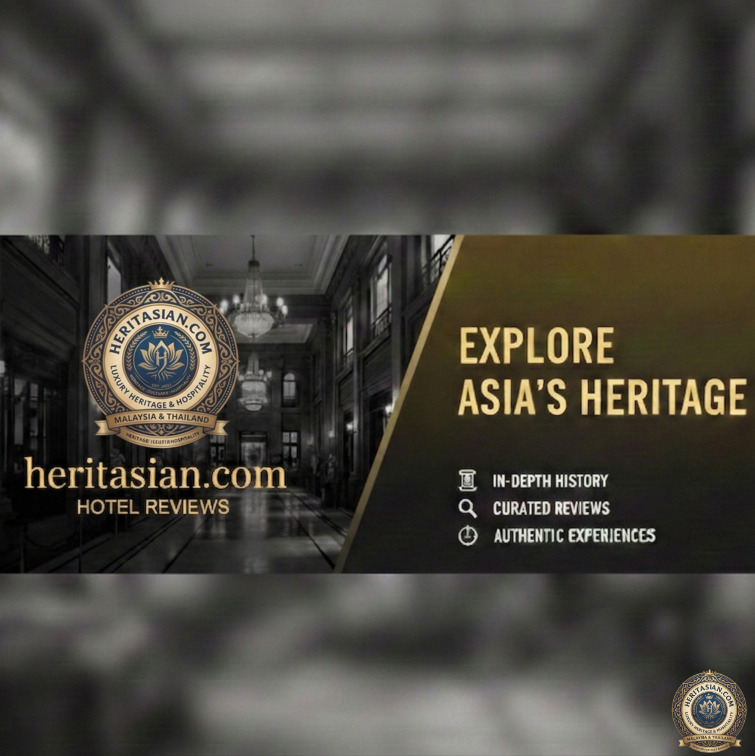 Penang trading port scene with spices, antique car, and ships