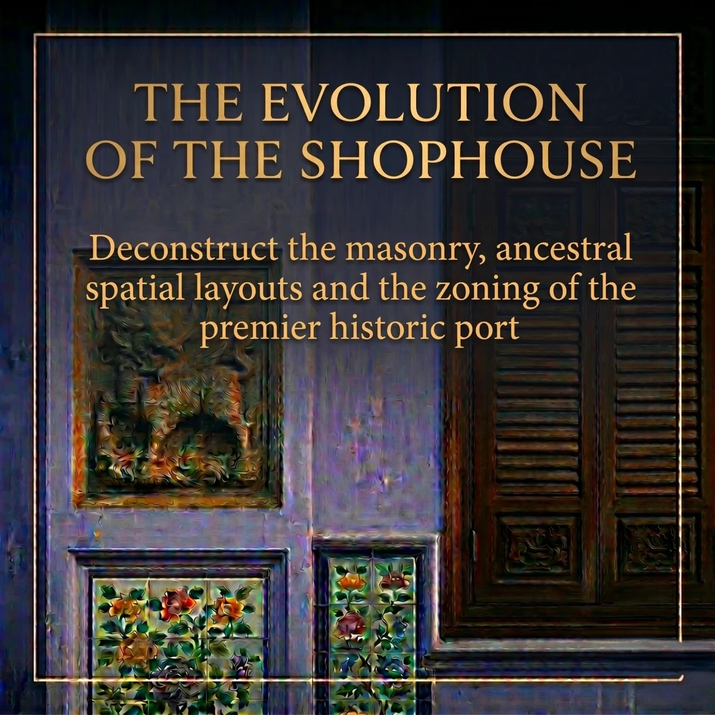 The Evolution of the Shophouse: Masonry, spatial layouts, and historic ports