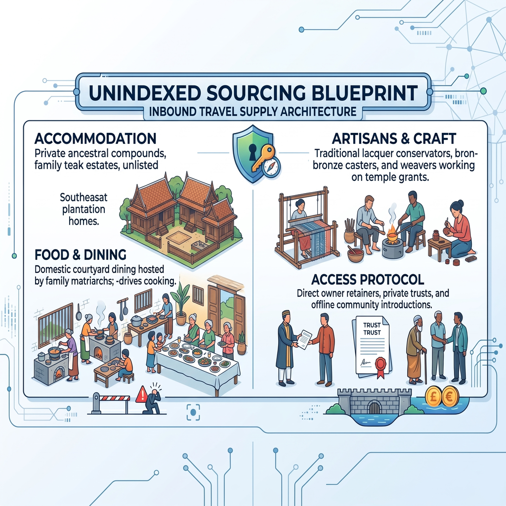 Unindexed Sourcing Blueprint: Accommodation, Food & Dining, Artisans & Craft, Access Protocol